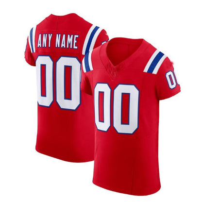 Custom New England Patriots Red Vapor F.U.S.E. Elite Jersey Stitched American Football Jerseys