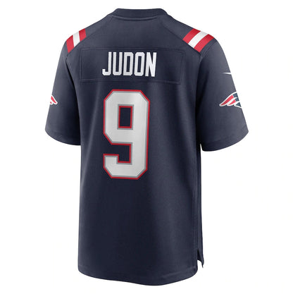 New England Patriots #9 Matthew Judon Game Player Jersey - Navy American Football Jerseys