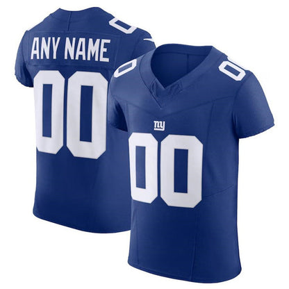 Custom NY.Giants Royal Scarlet Vapor F.U.S.E. Elite  Jersey Stitched American Football Jerseys