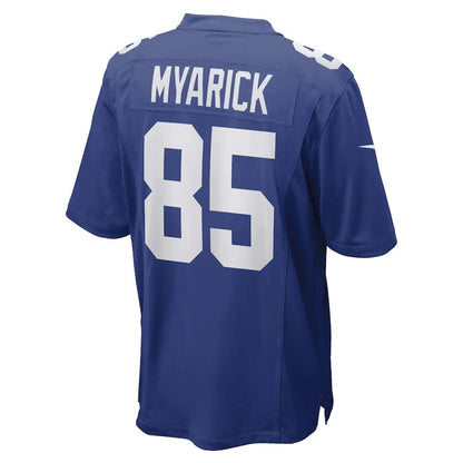 NY.Giants #85 Chris Myarick Royal Game Player Jersey Stitched American Football Jerseys