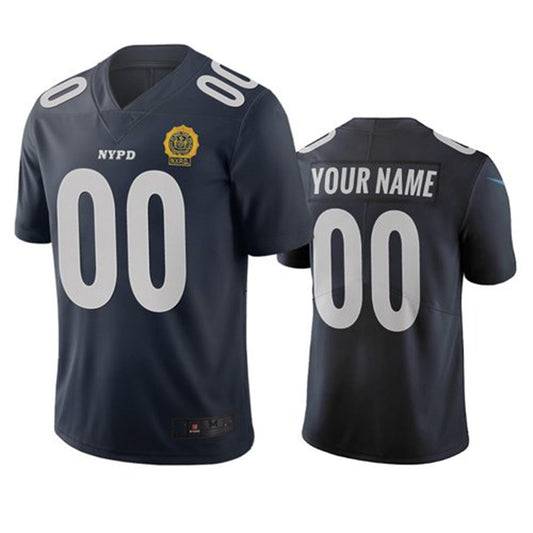 Custom L.Raiders Navy Vapor Limited City Edition Jersey Stitched American Football Jerseys