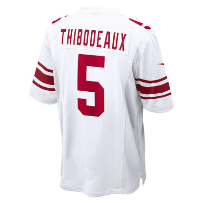 NY.Giants #5 Kayvon Thibodeaux White 2022 Draft First Round Pick Game Jersey Stitched American Football Jerseys