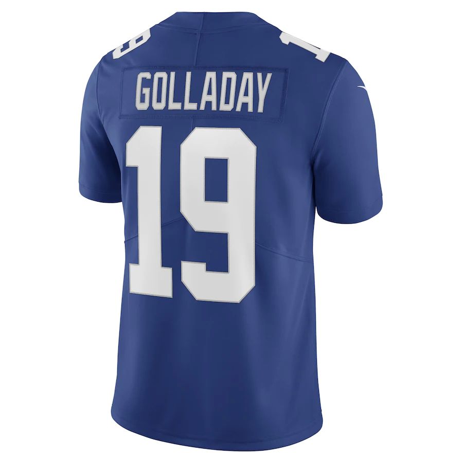 NY.Giants #19 Kenny Golladay  Royal Vapor Limited Jersey Stitched American Football Jerseys