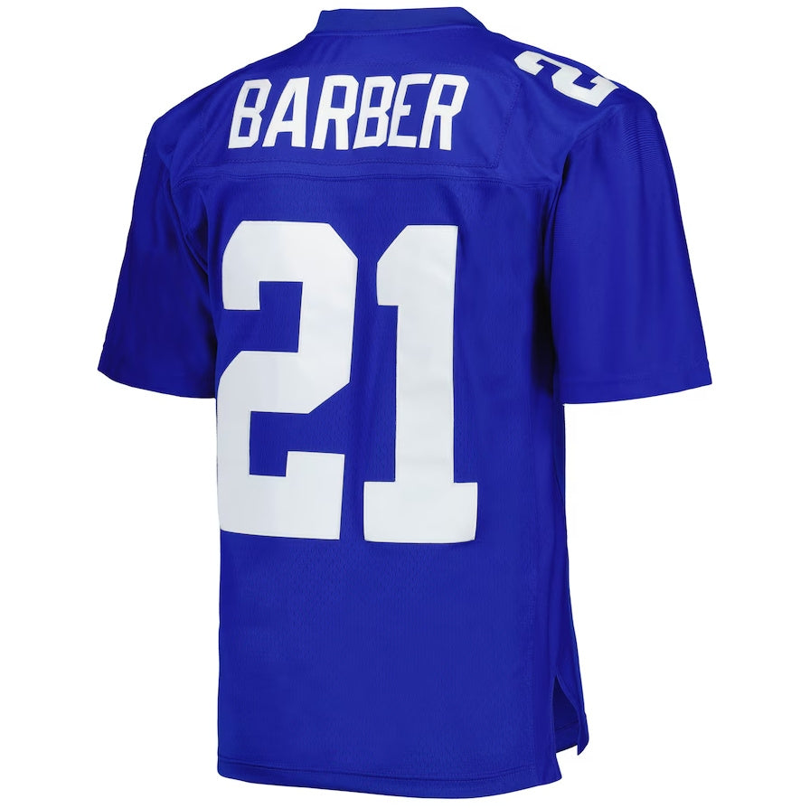 NY.Giants #21 Tiki Barber Mitchell & Ness Legacy Replica Jersey - Royal Stitched American Football Jerseys