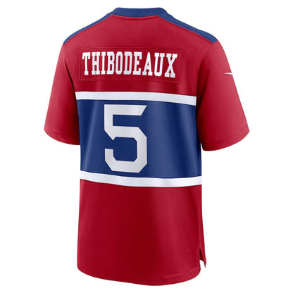 NY.Giants #5 Kayvon Thibodeaux Alternate Player Game Jersey - Century Red American Football Jerseys