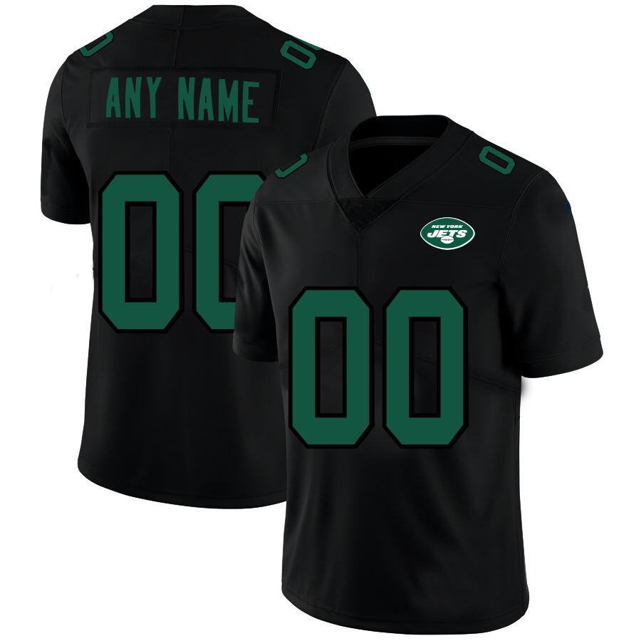 Custom New York Jets  Football Jerseys Black American Stitched Name And Number Size S to 6XL Christmas Birthday Gift