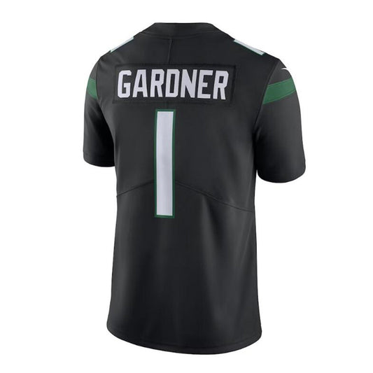 New York Jets #1 Ahmad Sauce Gardner Black Vapor Untouchable Limited Jersey Stitched American Football Jerseys