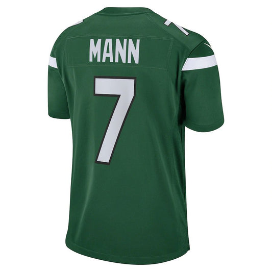 New York Jets #7 Braden Mann Gotham Green Game Jersey Stitched American Football Jerseys