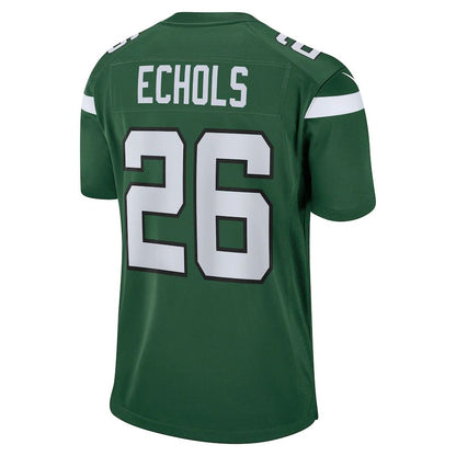 New York Jets #26 Brandin Echols Gotham Green Game Jersey Stitched American Football Jerseys