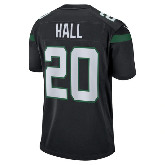 New York Jets #20 Breece Hall Stealth Black Alternate Game Player Jersey Stitched American Football Jerseys