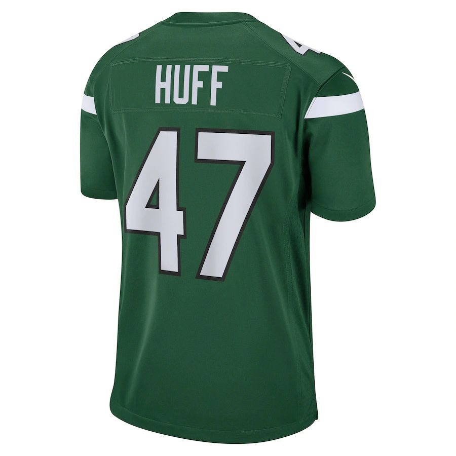 New York Jets #47 Bryce Huff Gotham Green Game Jersey Stitched American Football Jerseys