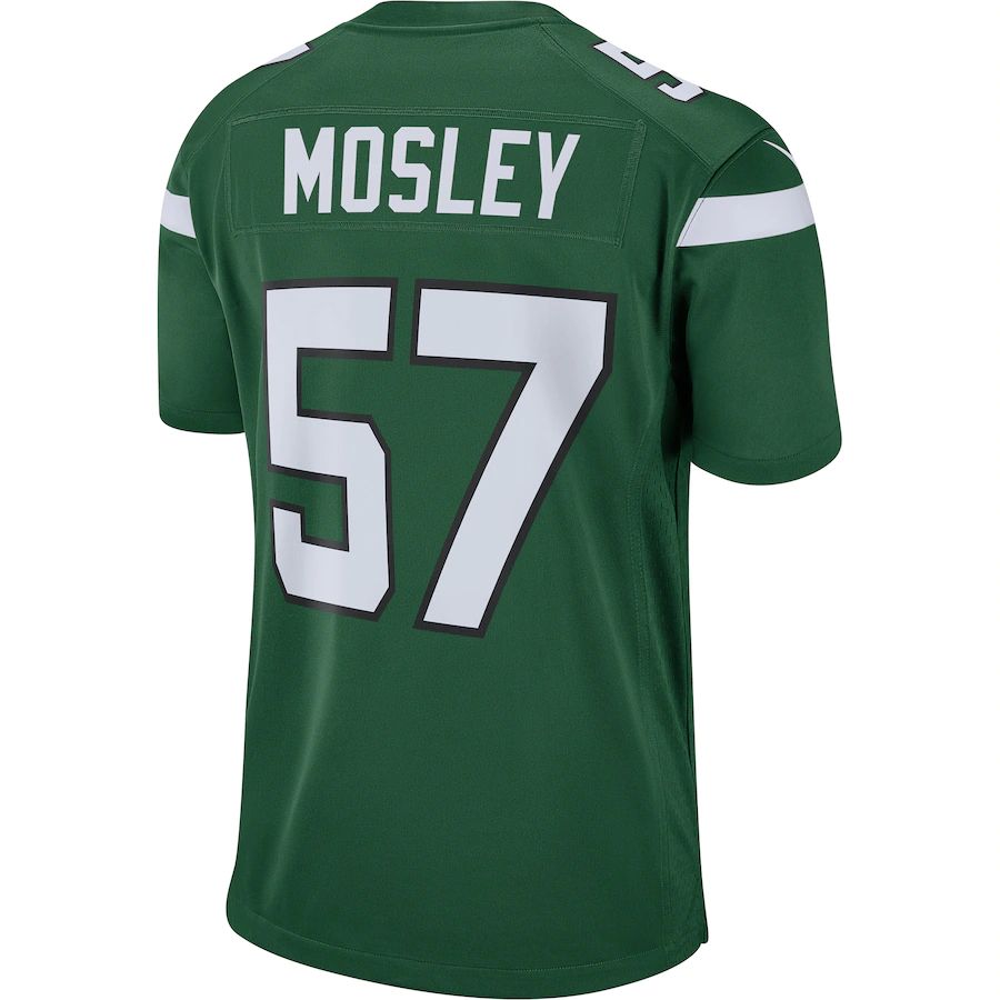 New York Jets #57 C.J. Mosley Gotham Green Game Jersey Stitched American Football Jerseys