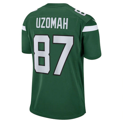 New York Jets #87 C.J. Uzomah Gotham Green Player Game Jersey Stitched American Football Jerseys