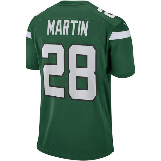 New York Jets #28 Curtis Martin Gotham Green Game Retired Player Jersey Stitched American Football Jerseys