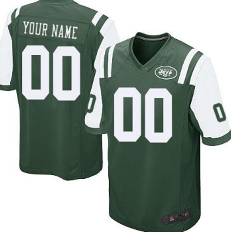 Custom New York Jets Green Game Jersey American Stitched Jersey Football Jerseys