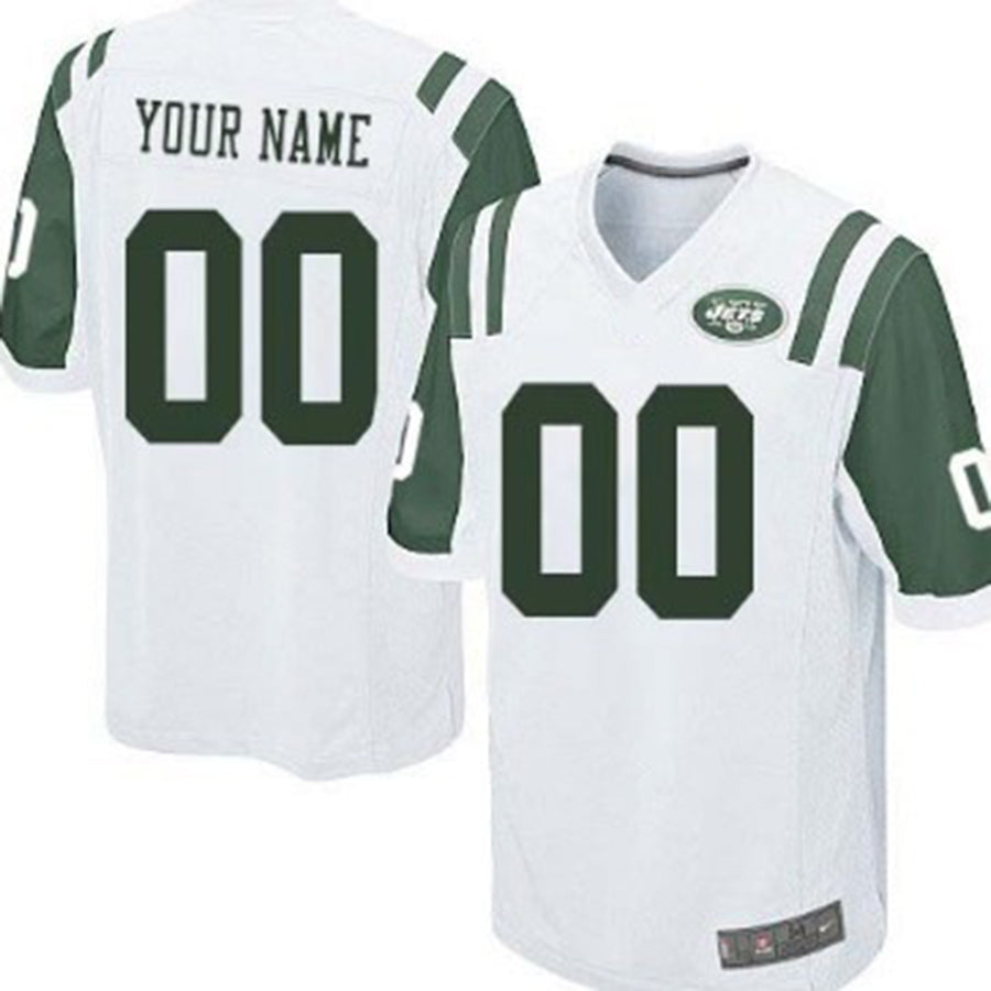 Custom New York Jets White Limited Jersey American Stitched Jersey Football Jerseys