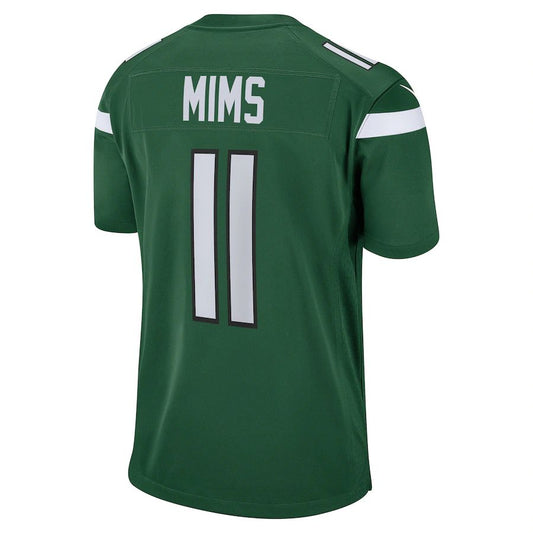 New York Jets #11 Denzel Mims Gotham Green Game Jersey Stitched American Football Jerseys