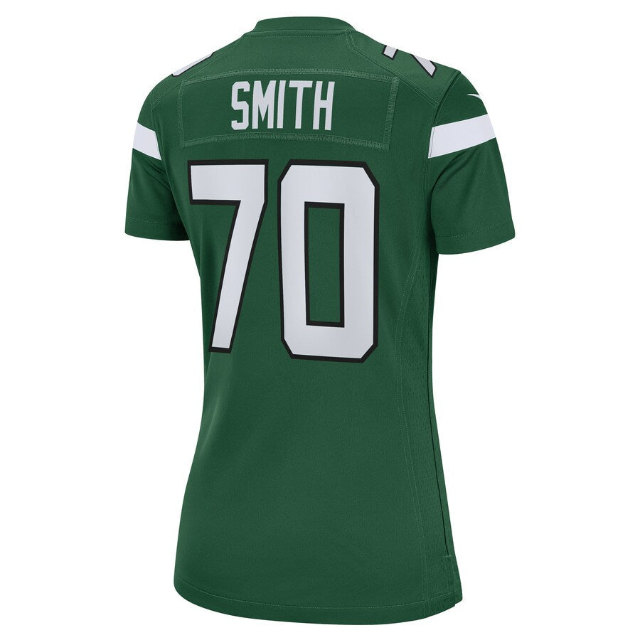 New York Jets #70 Eric Smith Gotham Green Game Player Jersey Stitched American Football Jerseys