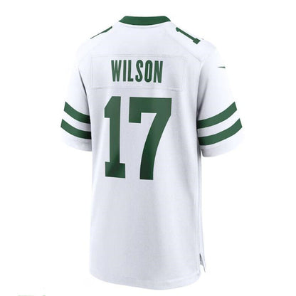 New York Jets #17 Garrett Wilson White Legacy Player Game Jersey Stitched American Football Jerseys