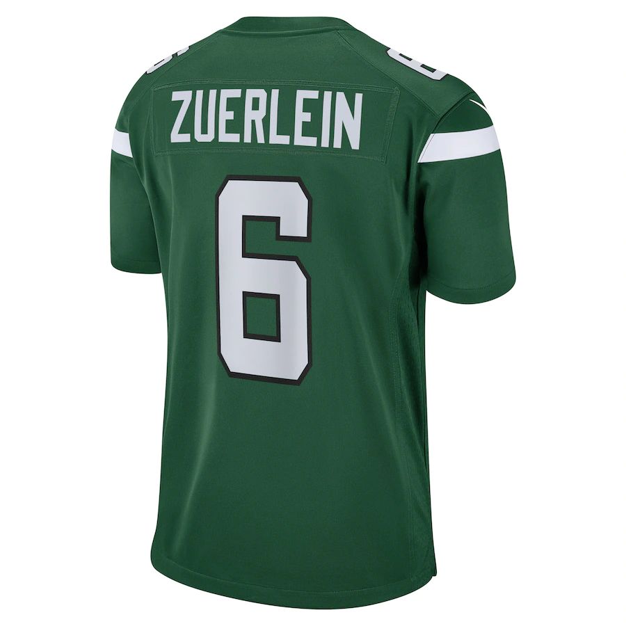 New York Jets #6 Greg Zuerlein Gotham Green Game Player Jersey Stitched American Football Jerseys