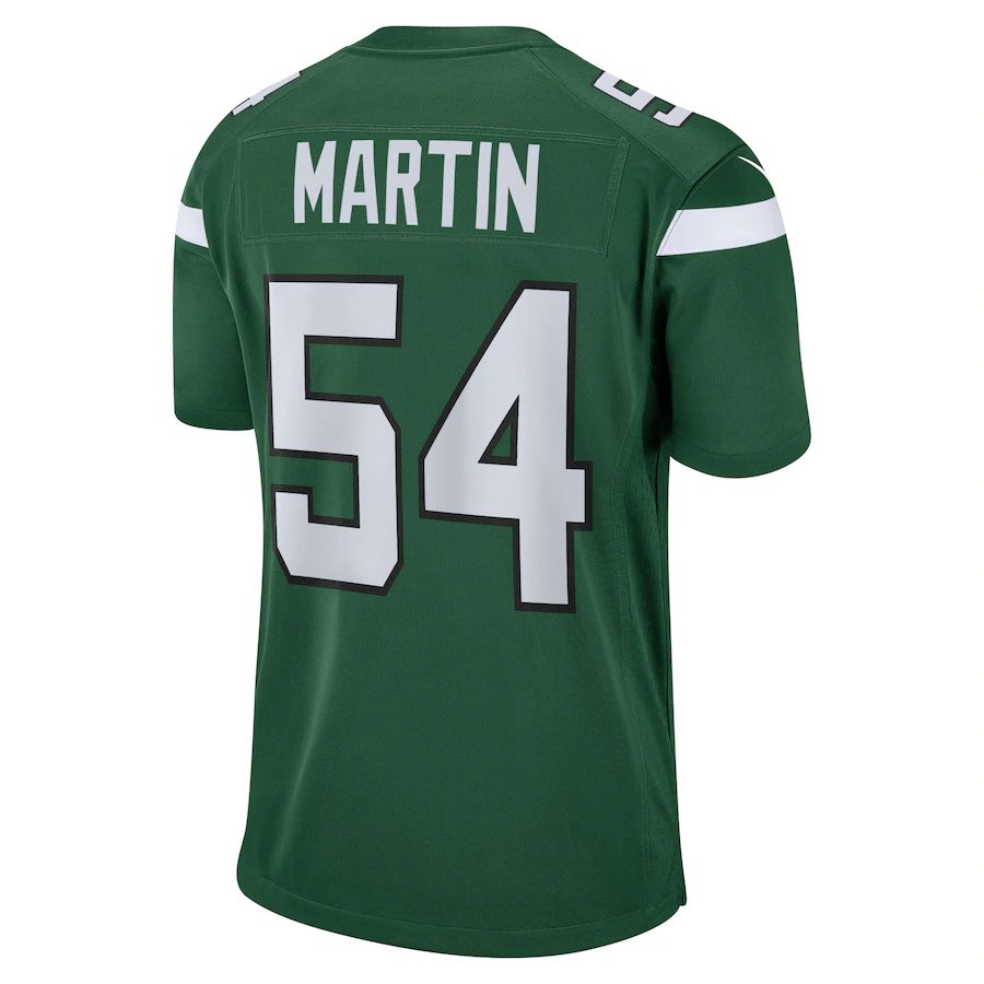 New York Jets #54 Jacob Martin Gotham Green Game Jersey Stitched American Football Jerseys