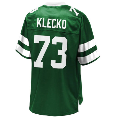 New York Jets #73 Joe Klecko Pro Line Green Retired Player Jersey Stitched American Football Jerseys