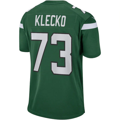 New York Jets #73 Joe Klecko Gotham Green Game Retired Player Jersey Stitched American Football Jerseys