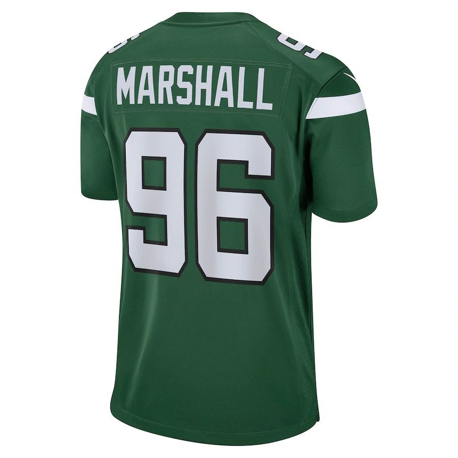 New York Jets #96 Jonathan Marshall Gotham Green Game Jersey Stitched American Football Jerseys