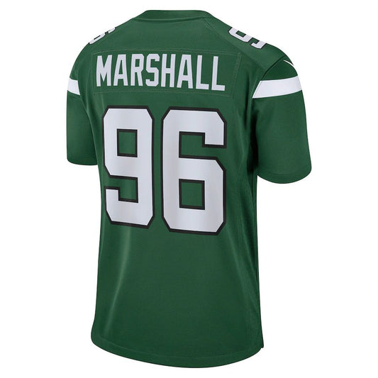 New York Jets #96 Jonathan Marshall Gotham Green Game Jersey Stitched American Football Jerseys