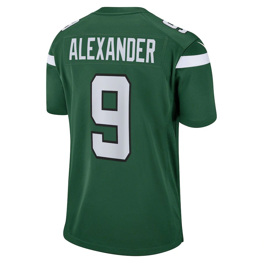 New York Jets #9 Kwon Alexander Gotham Green Game Player Jersey Stitched American Football Jerseys