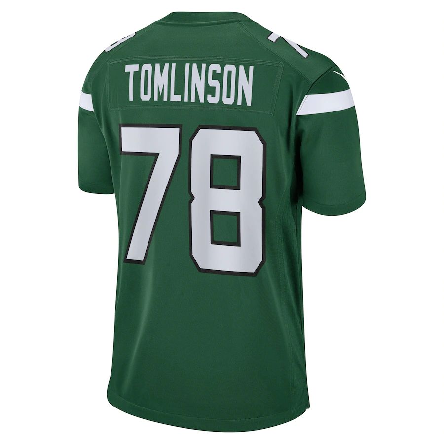 New York Jets #78 Laken Tomlinson Gotham Green Game Jersey Stitched American Football Jerseys