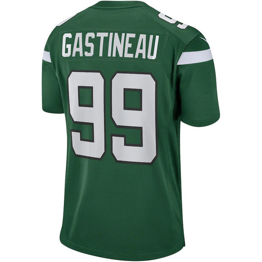 New York Jets #99 Mark Gastineau Gotham Green Game Retired Player Jersey Stitched American Football Jerseys