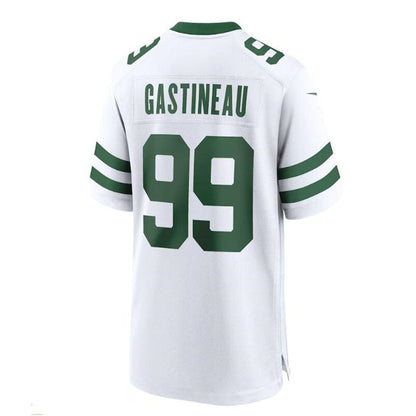 New York Jets #99 Mark Gastineau White Legacy Retired Player Game Jersey Stitched American Football Jerseys