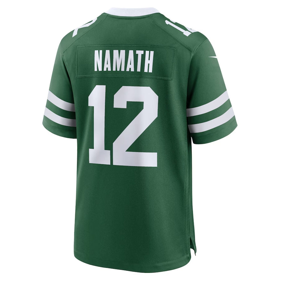 New York Jets #12 Joe Namath Game Jersey - Legacy Green American Football Jerseys