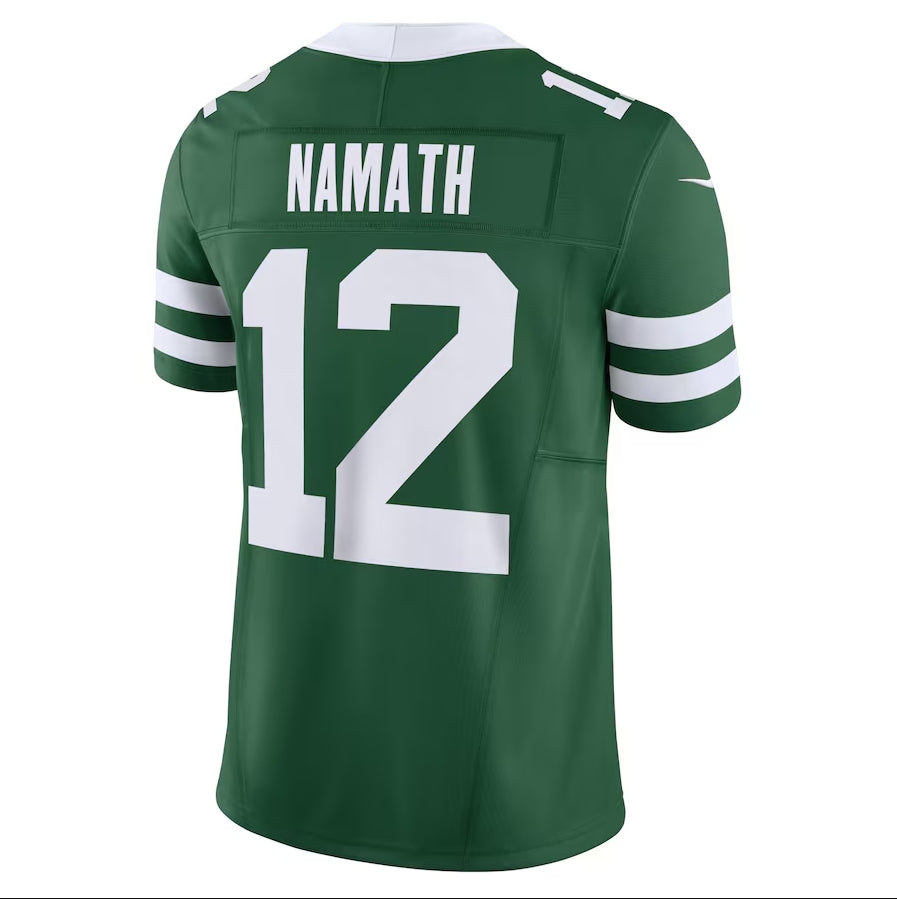 New York Jets #12 Joe Namath Vapor F.U.S.E. Limited Jersey - Legacy Green American Football Jerseys