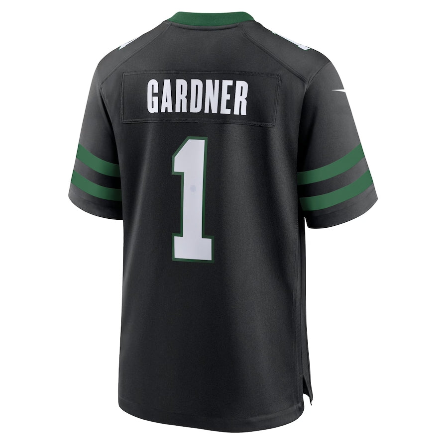 New York Jets #1 Ahmad Sauce Gardner Alternate Game Jersey - Legacy Black American Football Jerseys