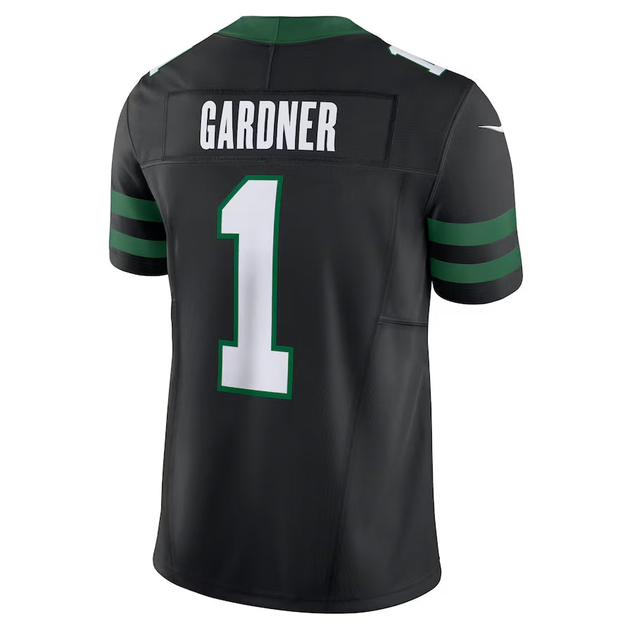 New York Jets #1 Ahmad Sauce Gardner Alternate Vapor F.U.S.E. Limited Jersey - Legacy Black American Football Jerseys