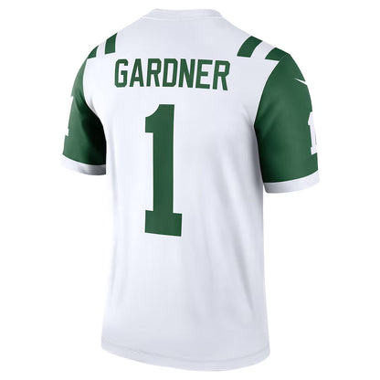 New York Jets #1 Ahmad Sauce Gardner Classic Alternate Legend Jersey - White American Football Jerseys