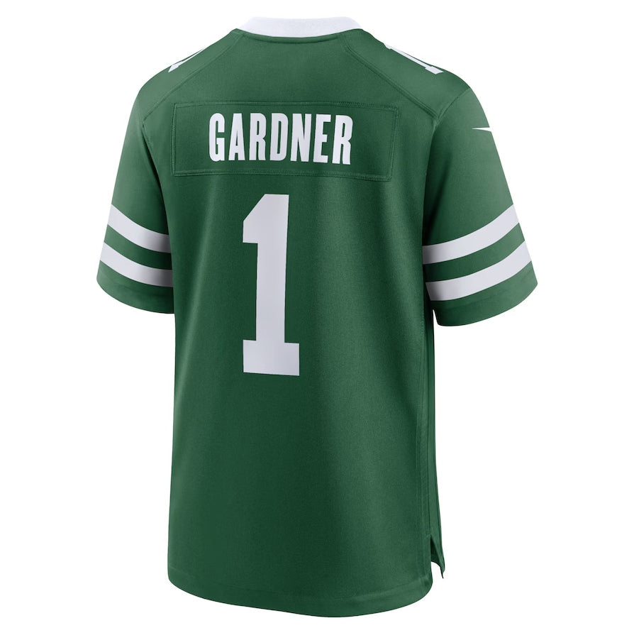 New York Jets #1 Ahmad Sauce Gardner Game Jersey - Legacy Green American Football Jerseys