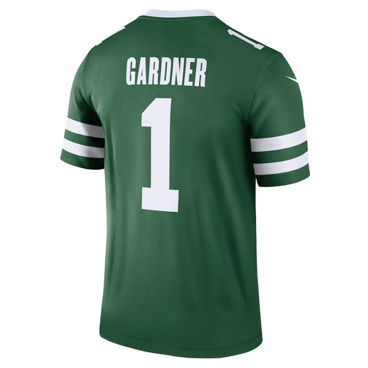 New York Jets #1 Ahmad Sauce Gardner Legend Jersey - Legacy Green American Football Jerseys