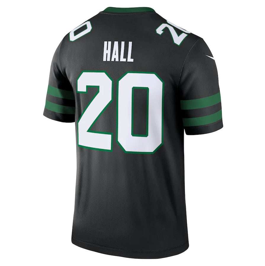 New York Jets #20 Breece Hall Alternate Legend Jersey - Legacy Black American Football Jerseys