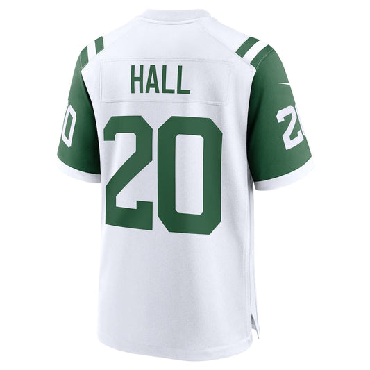 New York Jets #20 Breece Hall Classic Alternate Game Jersey - White American Football Jerseys