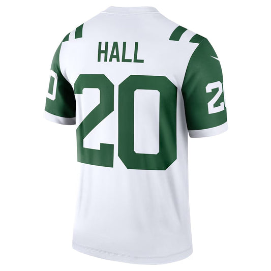 New York Jets #20 Breece Hall Classic Alternate Legend Jersey - White American Football Jerseys