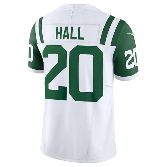 New York Jets #20 Breece Hall Classic Alternate Vapor F.U.S.E. Limited Jersey - White American Football Jerseys