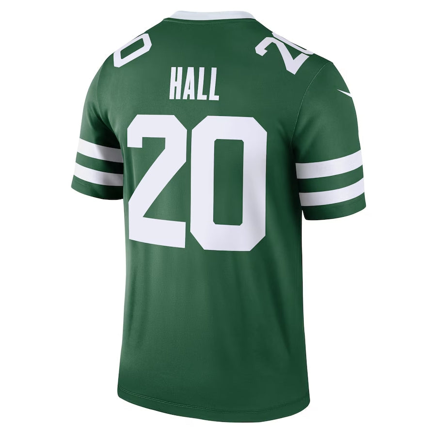 New York Jets #20 Breece Hall Legend Jersey - Legacy Green American Football Jerseys