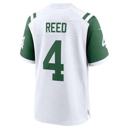 New York Jets #4 D.J. Reed Classic Alternate Game Jersey - White American Football Jerseys