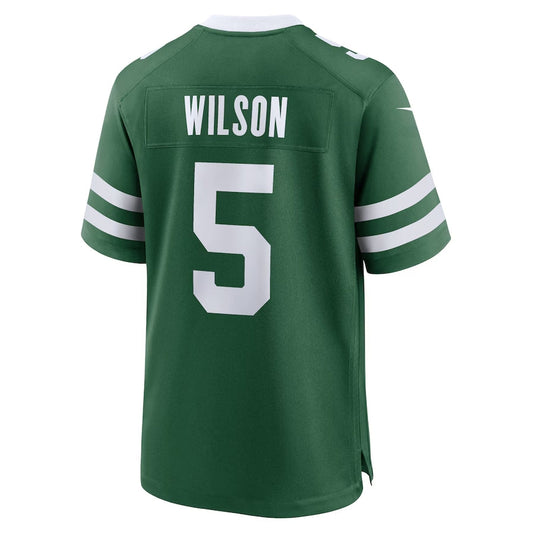 New York Jets #5 Garrett Wilson Game Jersey - Legacy Green American Football Jerseys