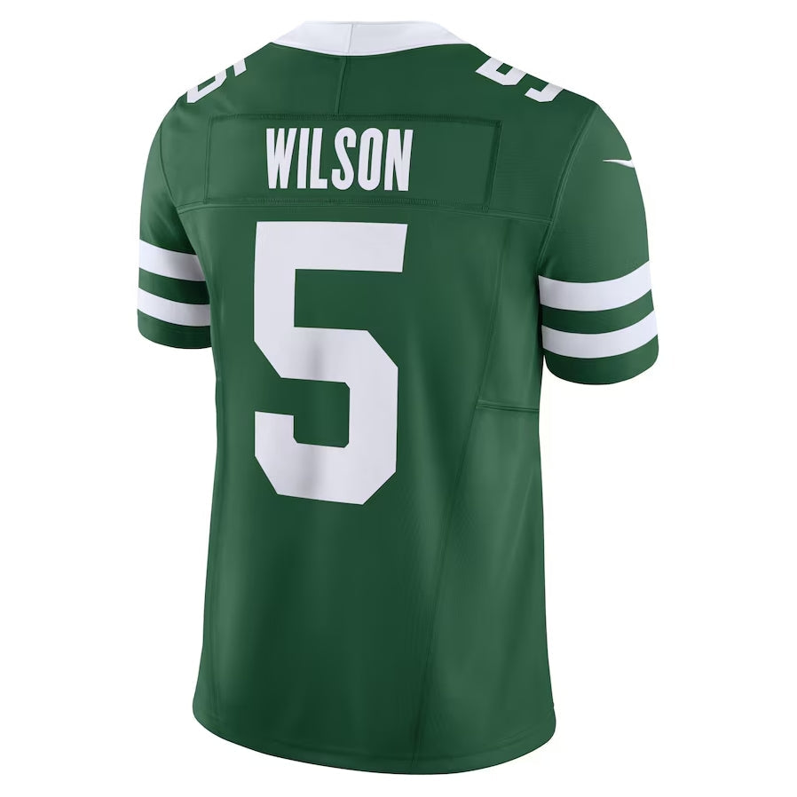 New York Jets #5 Garrett Wilson Vapor F.U.S.E. Limited Jersey - Legacy Green American Football Jerseys