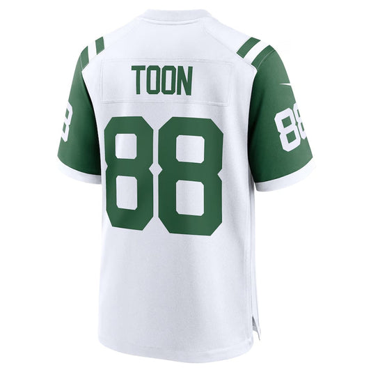 New York Jets #88 Al Toon Classic Alternate Retired Player Game Jersey - White American Football Jerseys