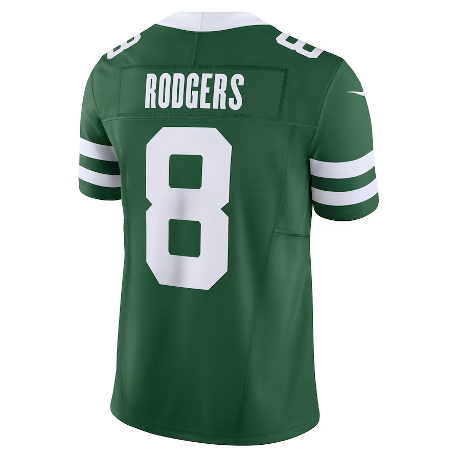 New York Jets #8 Aaron Rodgers Vapor F.U.S.E. Limited Jersey - Legacy Green American Football Jerseys